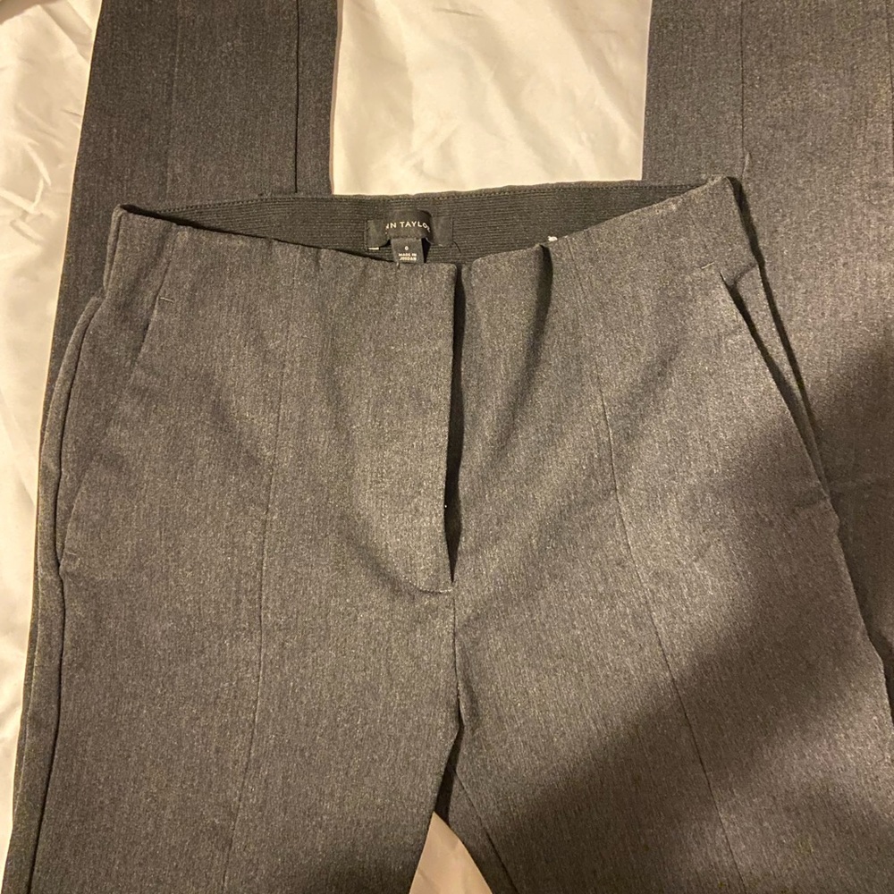 dark gray pants